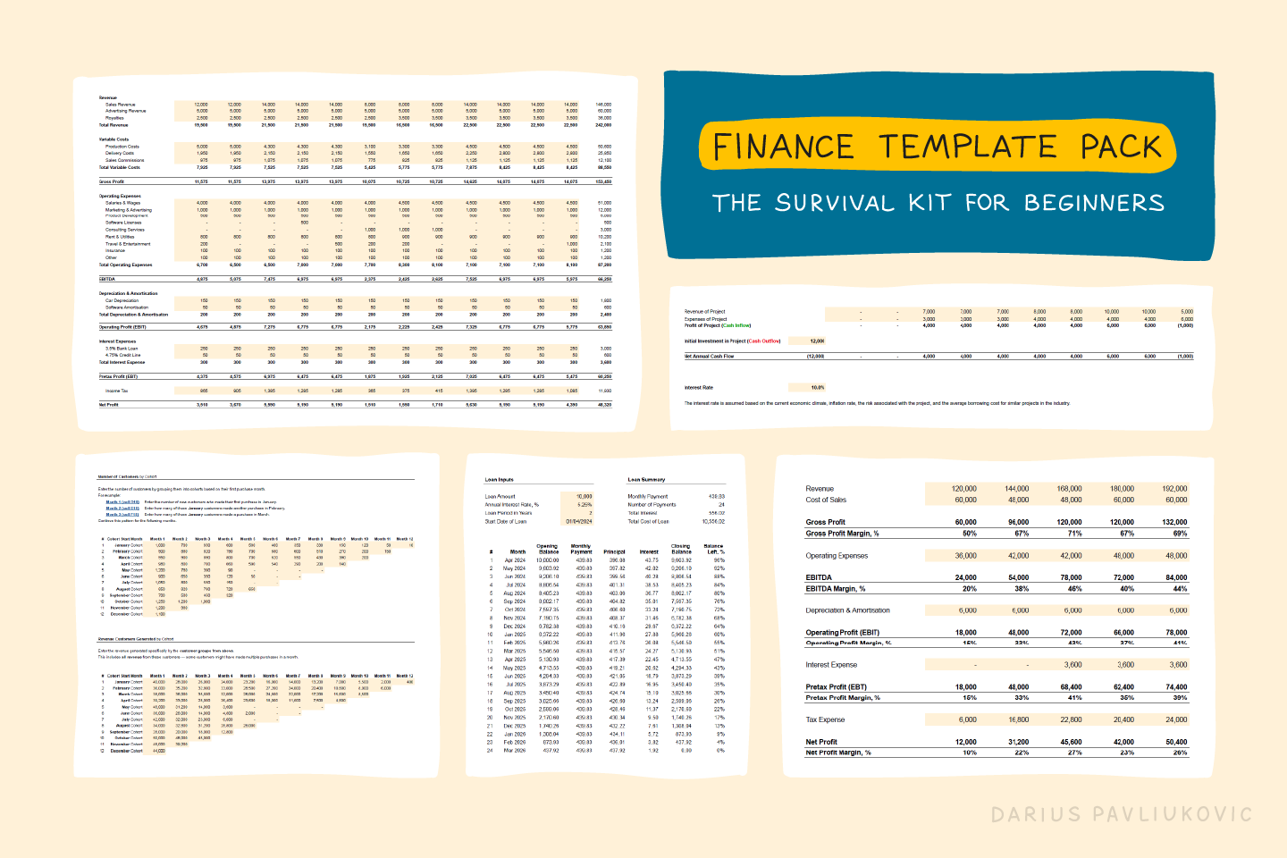 Finance Template Pack